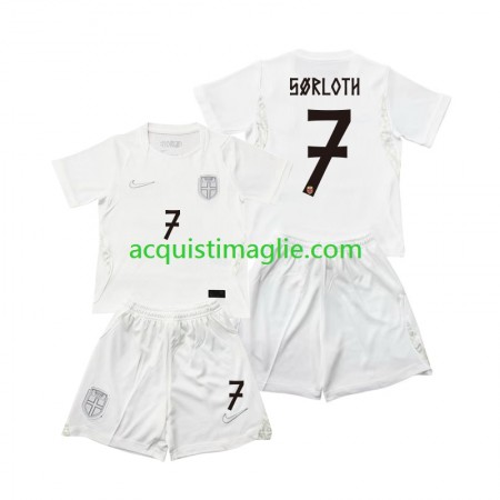 Divisa di Calcio Norvegia Alexander Sorloth 7 Bambino Terza Mondiali 2026